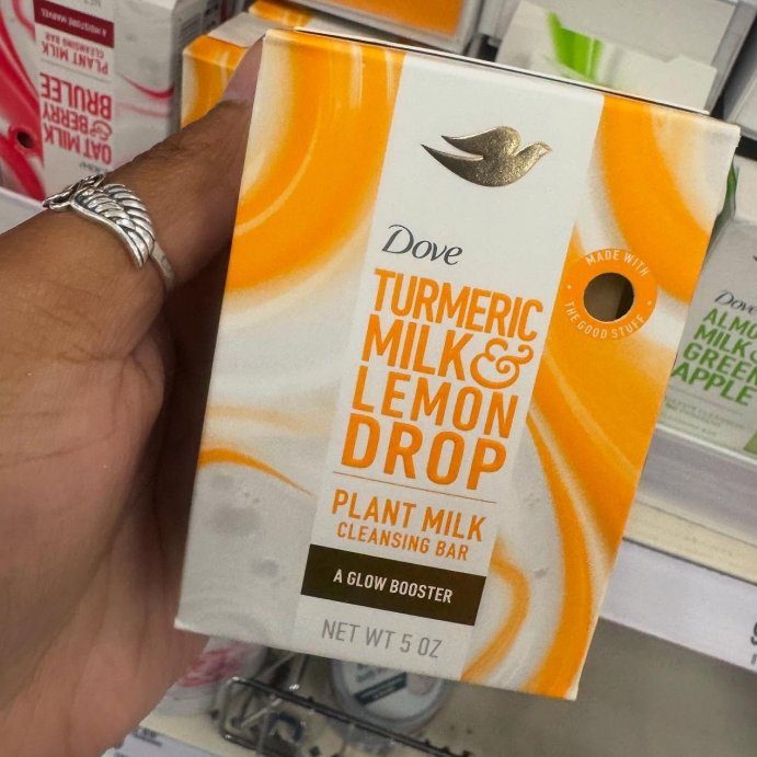 user image by @oshii.xo, Dove Beauty Plant Based Turmeric Bar Soap - Turmeric &#38; Lemon Drop - 5oz