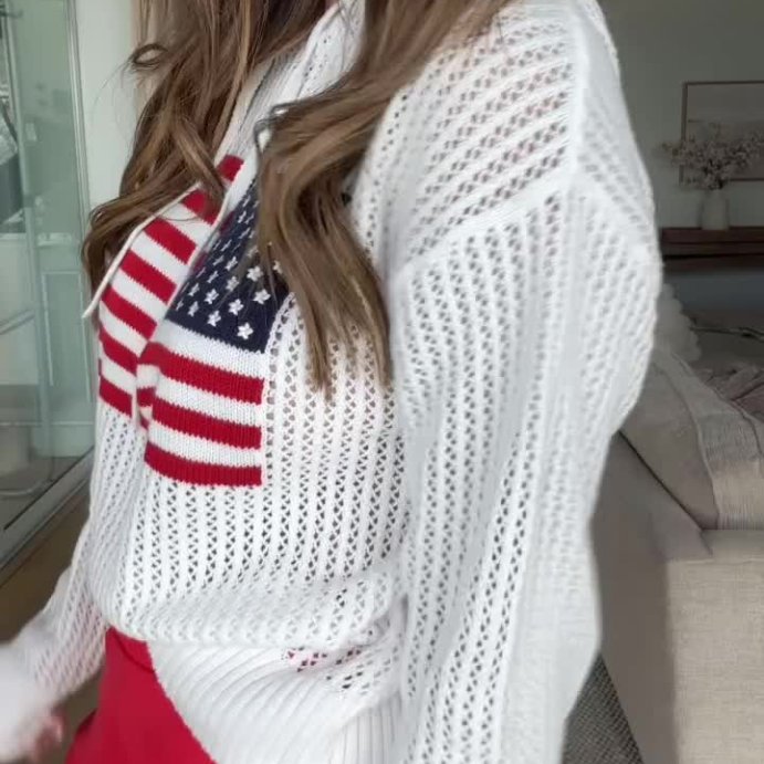 user image by @chrissyhounchell, Women's Open Stitch Hooded Pullover Sweater - Universal Thread™