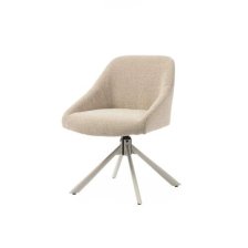 Shop Chaise de bureau pivotante Canvas Chester, écru and more