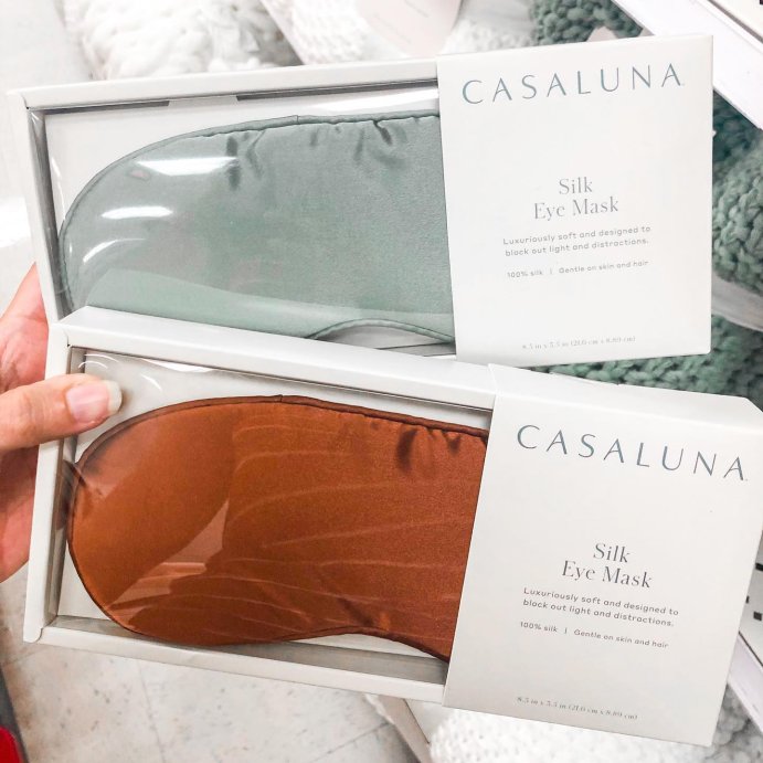 user image by @treatmetotarget, Solid Silk Eye Mask - Casaluna™