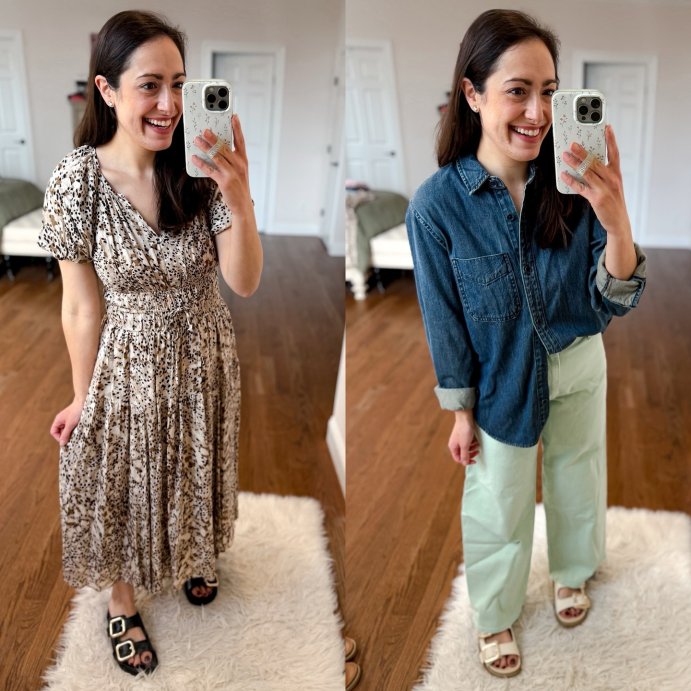 user image by @msnafashion, Women's Relaxed Fit Denim Button-Down Shirt - Universal Thread™