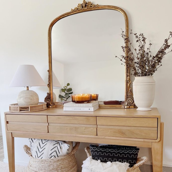 user image by @the_midwestnest, Herriman Wooden Console Table with Drawers - Threshold™ designed with Studio McGee