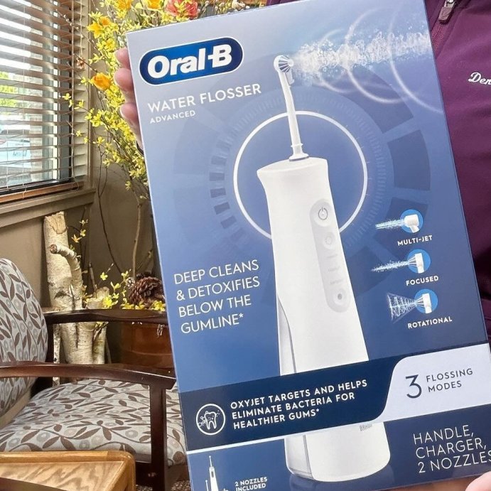 user image by @hygienehousewife, Oral-B Water Flosser Advanced Powered Toothbrush - Gray
