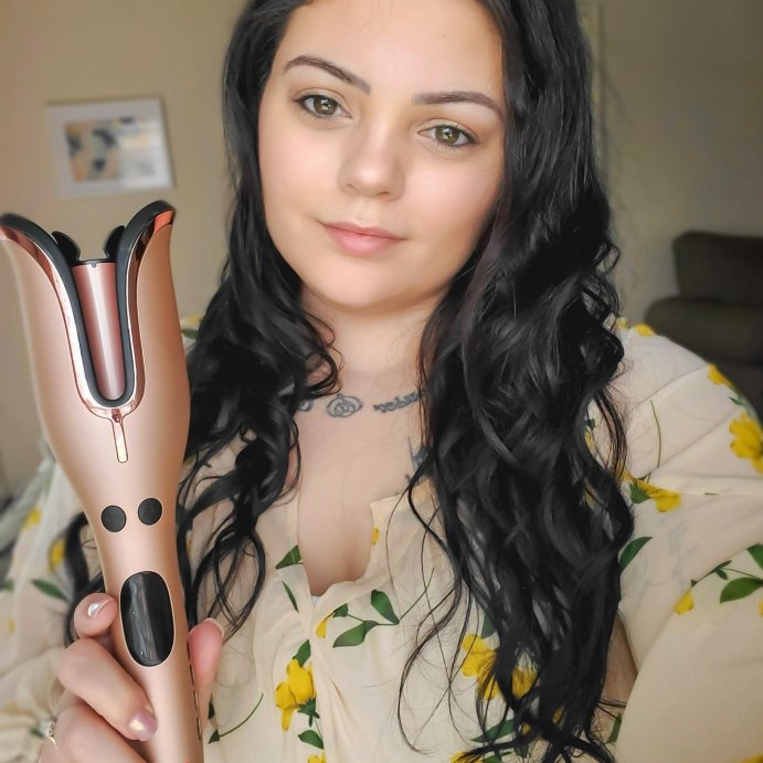user image by @baizpartyof3, CHI Spin & Curl Ceramic Rotating Curler - 1"