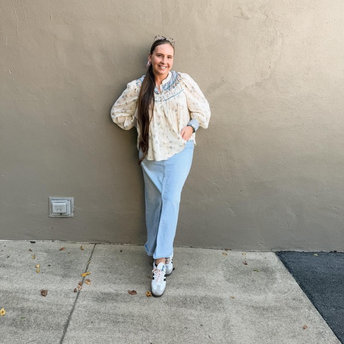 user image by @bethanybreanna96, Women's Denim Maxi Skirt - Universal Thread™