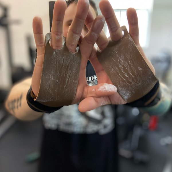 Goggins Hands After Pull Ups Bear KompleX Hole Hand Grips Rogue