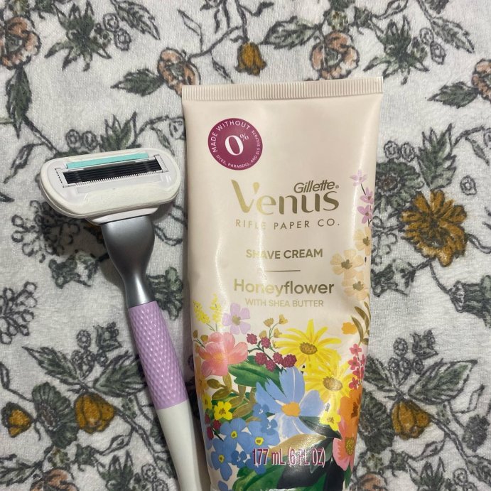 user image by @my_honest_reviewsss, Rifle Paper Co. + Venus Pure Honeyflower Shave Cream - 6 fl oz