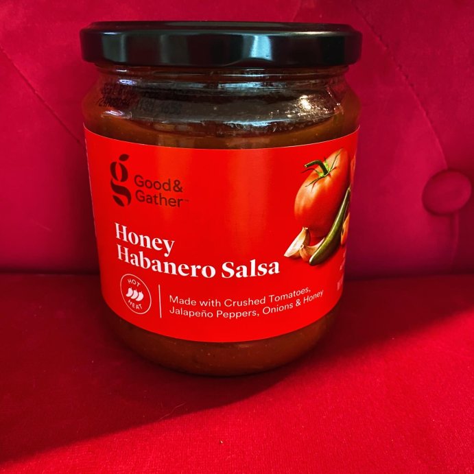user image by @mckaywommack, Hot Honey Habanero Salsa- 16oz - Good &#38; Gather&#8482;