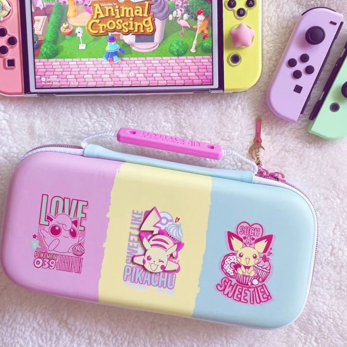 user image by @melskawaiilife, PowerA Protection Case for Nintendo Switch - Pok&#233;mon: Sweet Friends: Polyester &#38; Figures Pattern