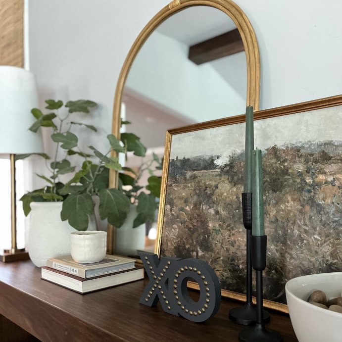 user image by @designrx_home, 24&#34; x 18&#34; Landscape Study Framed Wall Canvas Antique Gold - Threshold&#8482; designed with Studio McGee: Serene Decor for Home Office
