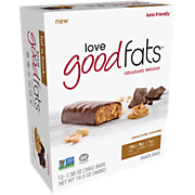 Shop Love Good Fats Love Good Fats Keto Friendly Snack Bars - Peanut Butter Chocolatey (12 Bars) and more
