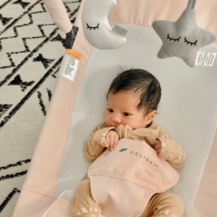 user image by @iam.annxunicorn, Baby Delight Alpine Deluxe Portable Bouncer