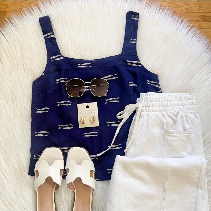 user image by @gotargeting, Women's Linen Tank Top - A New Day™