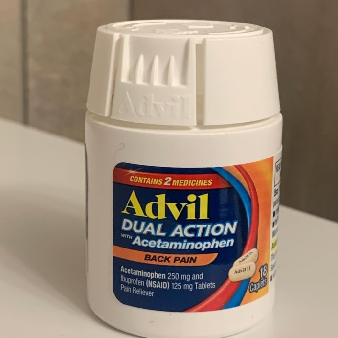 user image by @journalingfoodie, Advil Dual Action NSAID Ibuprofen Back Reliever - 18ct