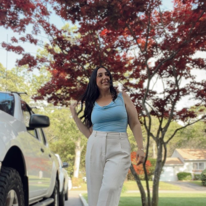 user image by @kristinaventimiglia, Women's Signature Crepe Essential Trouser - A New Day™