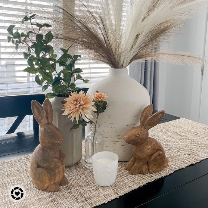 user image by @saltedrosestyle, Ramie Table Runner - Threshold™