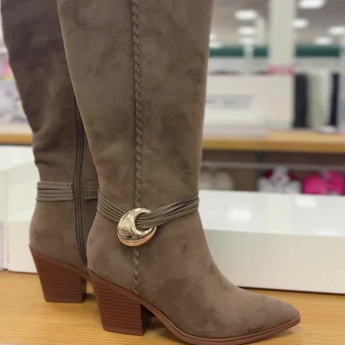 user image by @findsbymary, Women&#8217;s Rio Whip Stitch Tall Boots with Memory Foam Insole &#8211; Universal Thread&#8482;