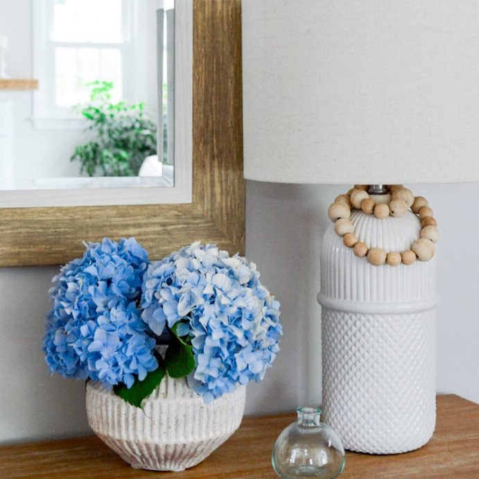 user image by @knobbhillinteriors, Large Assembled Ceramic Table Lamp White - Threshold™