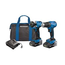 Shop Perceuse à percussion 1/2 po et tournevis à percussion 1/4 po sans fil et sans balais Mastercraft Max, 20 V, compatible avec le système PWR POD and more