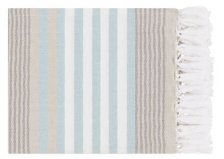 Shop Jeté rayé Salinas 50x60 sable/multi and more
