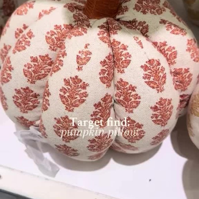 user image by @whatsombuys, Block Print Shaped Pumpkin Throw Pillow - Threshold™