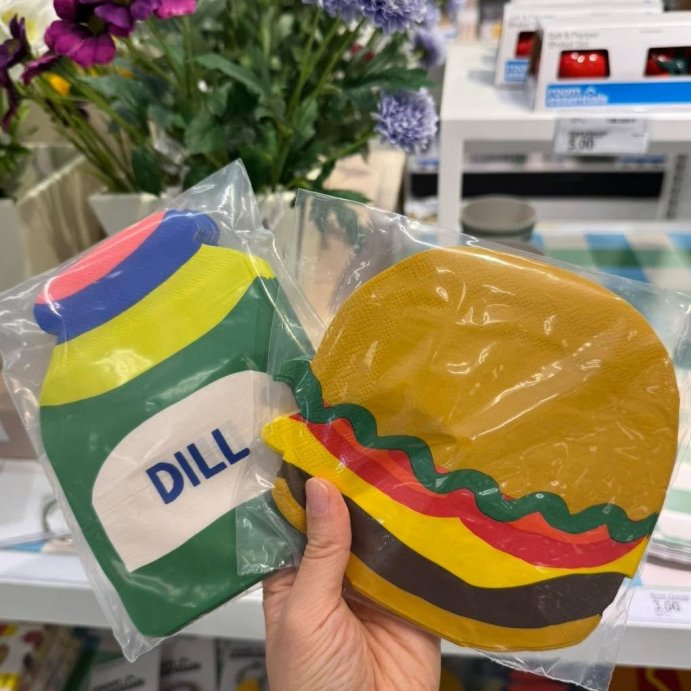 user image by @shopandtellmama, 20ct Hamburger Figural Napkins - Room Essentials&#8482;