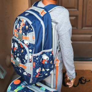 Printed Mini Backpack - Yellow/Snoopy - Kids