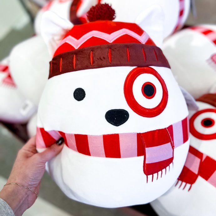 user image by @twotargetmoms, Squishmallows 12&#34; Target Bullseye Plush