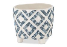 Shop Cache-pot Jora Atlantique/blanc and more