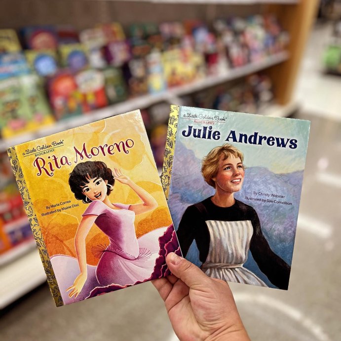 user image by @missmusicteacherav, Julie Andrews: A Little Golden Book Biography - by Christy Webster (Hardcover)