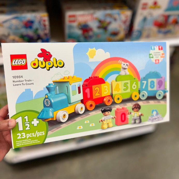 user image by @targetbayareafinds, LEGO DUPLO My First Number Train Toy 10954