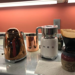 Smeg Electric Kettle Gold