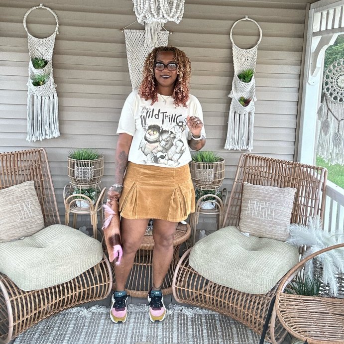 user image by @thatgirlsclosettanyika, Men&#39;s Where The Wild Things Are Short Sleeve Graphic T-Shirt - Black