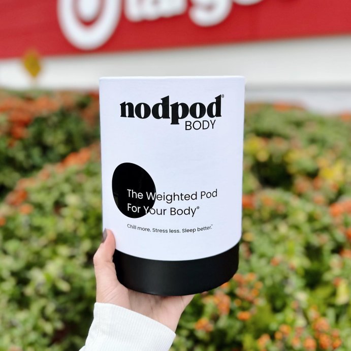 user image by @targetscallingme, nodpod Weighted Pod For Your Body Microplush Compact Weighted Blanket