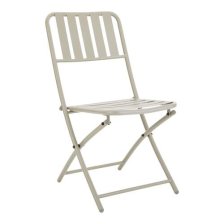 Shop Chaise bistro en métal For Living Finch, gris and more