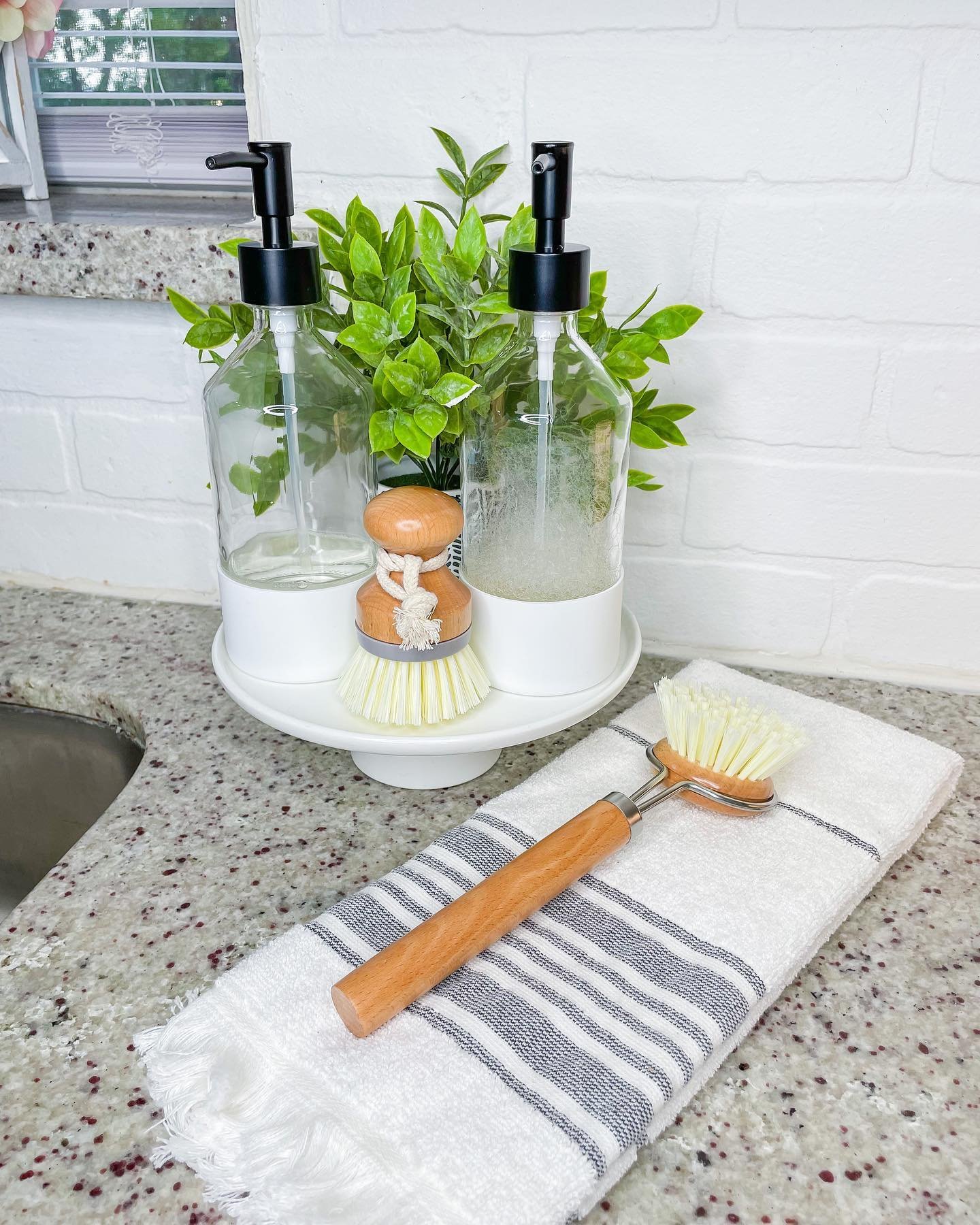 user image by @gina_barragan, Palm Dish Brush - Hearth &#38; Hand&#8482; with Magnolia: Ergonomic Wooden Kitchen Cleaning Tool