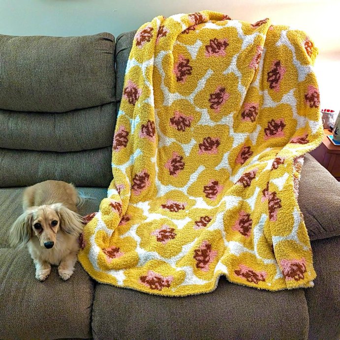 user image by @photos_by_ml, Knit Flower Kids&#39; Throw Blanket - Pillowfort&#8482;