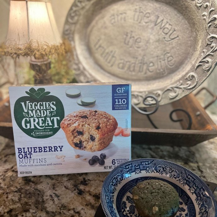 user image by @luckoftheo_day, Veggies Made Great Gluten Free Frozen Blueberry Oat Muffins - 12oz/6ct