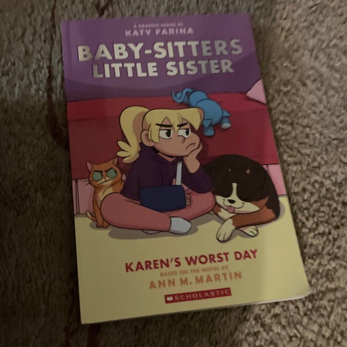 user image by Carys, Karen's Worst Day: A Graphic Novel (Baby-Sitters Little Sister #3) - (Baby-Sitters Little Sister Graphix) by  Ann M Martin (Hardcover)