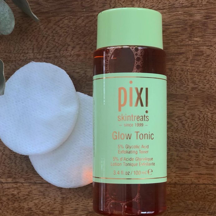 user image by @productaddiction, Pixi Skintreats Glow Tonic Glycolic Acid Exfoliating Toner