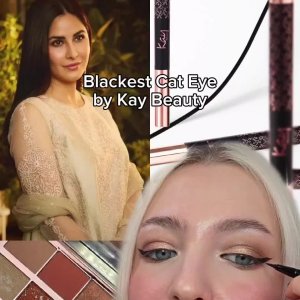 @iuliainbeauty’s mediaimport video of Kay Beauty Velvet Creme Multi-Use Blush,Kay Beauty EyeKanvas Eyeshadow Palette(12 in 1),Kay Beauty Matte Drama Matte Lipstick,Kay Beauty Intense Black 24H Kajal Eyeliner Duo