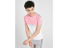 Shop adidas Originals Colour Block Tape T-Shirt Junior - Pink - Kids and more Shop adidas Originals Colour Block Tape T-Shirt Junior - Pink - Kids and more