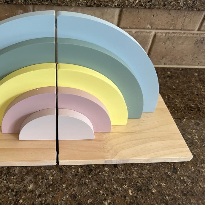user image by @groovy_red, Rainbow Bookends - Cloud Island&#8482;