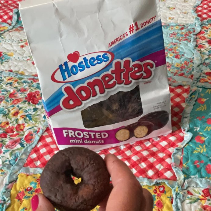 user image by @blondi_bee33, Hostess Donettes Frosted Mini Donuts - 10.75oz