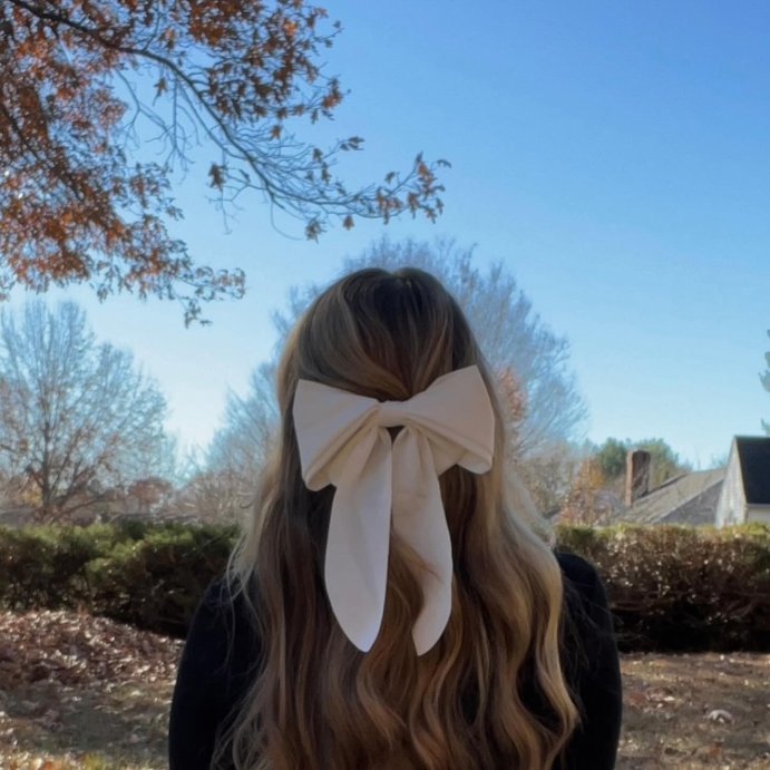 user image by @sarahlemleyy, Satin Bow Hair Barrette - A New Day™