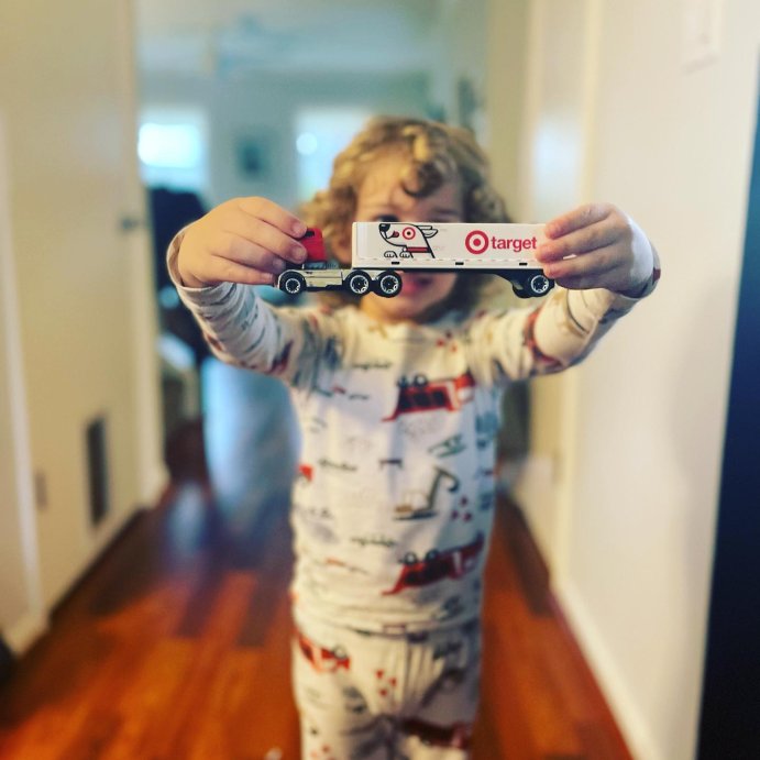 user image by @xoxo___beth, Hot Wheels 1:64 Scale Bullseye&#39;s Big Rig Toy Truck &#38; Shopping Cart Set - 3 Piece