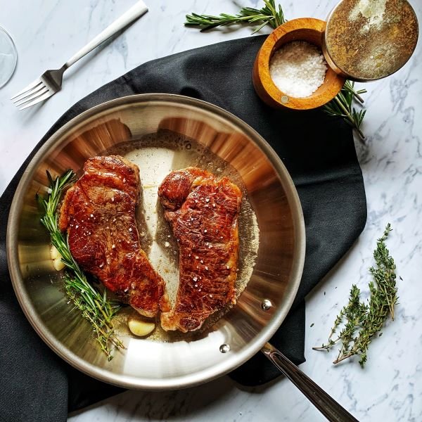 Searing a Steak in a Pan