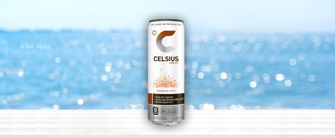 Shop Celsius Celsius Sparkling Energy Drink - No Sugar or Preservatives - Cola (4 Drinks, 12 Fl Oz. Each) and more
