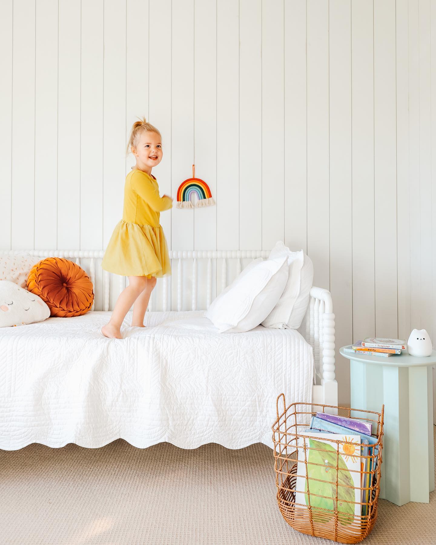 Airy rainbow kids' room Instagram Post