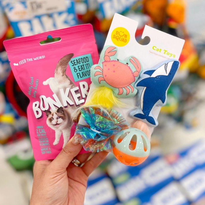 user image by @organized_chaos_co0rdinator, Shark Cat Ball Plush Toy Set - 4pcs - Sun Squad&#8482;